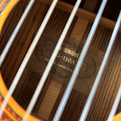 Yamaha G130A classical guitar MIJ NIPPON GAKKI image 2