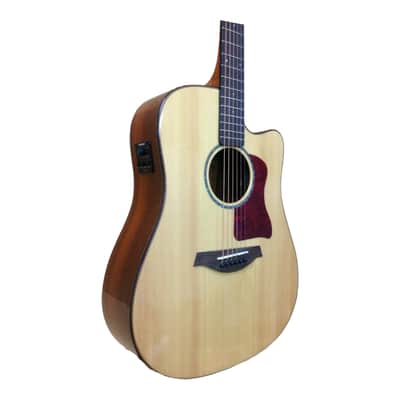 TKA TKA220CEQNT Solid Spruce Top Acoustic Guitar, Fishman EQ, Natural + Free Gig Bag image 6