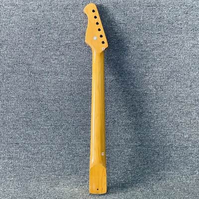Maple Wood Guitar Strat Style Neck, Rosewood Fingerboard 22 Frets image 9
