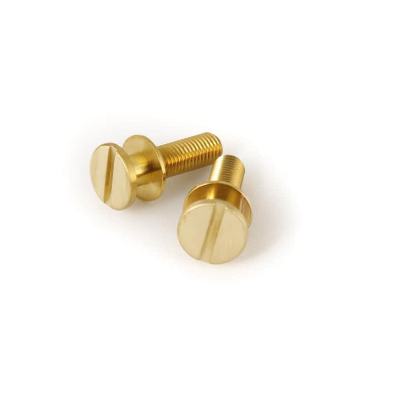 MannMade USA Stoptail Stud set - US Thread - Brass Satin image 1