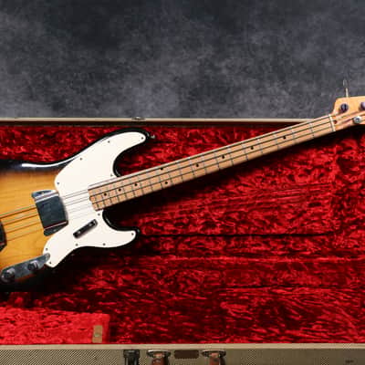 Early 1957 Fender Precision Bass - 2-Tone Sunburst image 2