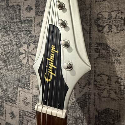Epiphone "Inspired by Gibson Custom" '63 Firebird I 2024 - Present - Silver Mist w/ OHC image 5