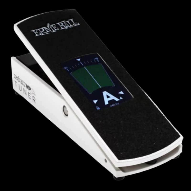 Ernie Ball Volume Pedal Jr with Tuner - White image 1