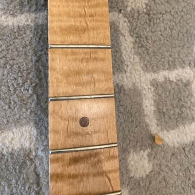 Stratocaster Neck flame Maple figured medium profile fender image 3