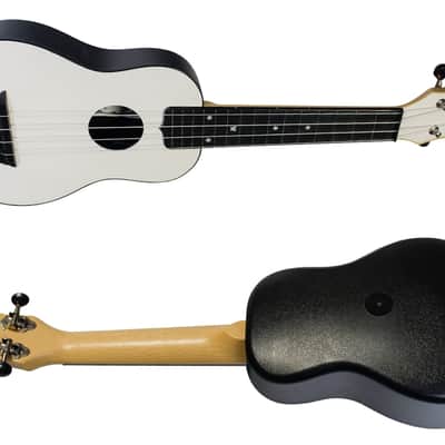 Flight TUS35 White Travel Soprano Ukulele - plastic and a laminate linden top - white image 6