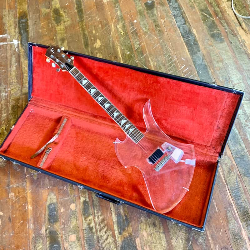 Fernandes mockingbird Lucite B.C. Rich copy original vintage mij
