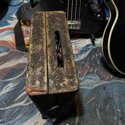 Unbranded Cigar Box Amp - Ruff looking gold and brown image 7