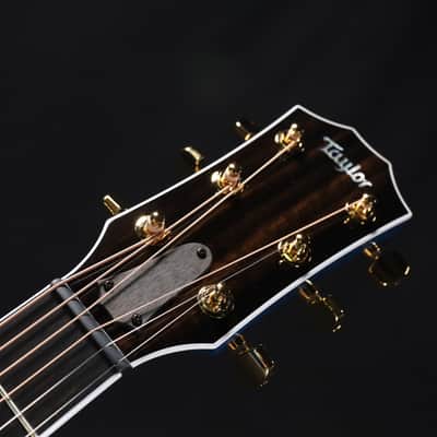 Taylor Custom Shop Grand Auditorium Spruce Top Quilt AAA Maple Back & Sides with Hardcase Transparent Blue 092 image 2