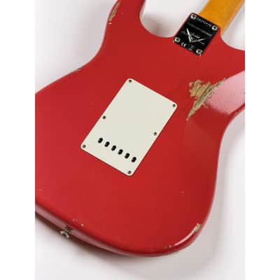 Fender CUSTOM SHOP LTD 62 STRATOCASTER RELIC FIESTA RED 2023 - Relic Fiesta Red image 14