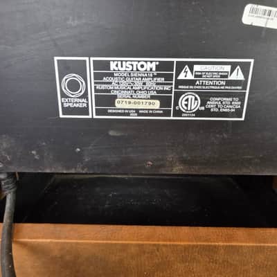 Kustom Sienna 16 Combo Amp for acoustic and mic image 8