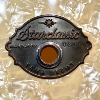 Vintage Tama Starclassic Performer 5.5x14 Snare — 1st Gen 1994-96 MIJ, Pearl White, 8-Ply Philippine Mahogany/Birch, Die-Cast Hoops (Video Demo) image 3
