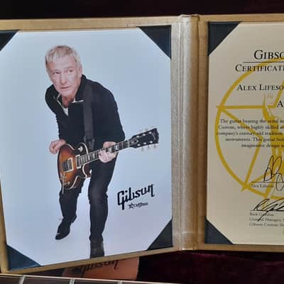 Gibson Custom Shop Alex Lifeson Les Paul Axcess 2011 - Royal Crimson image 2