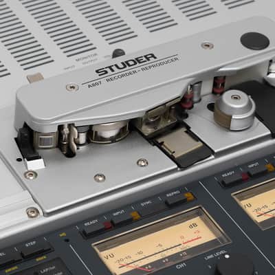Studer A807 VU 1980s - silver-black image 8