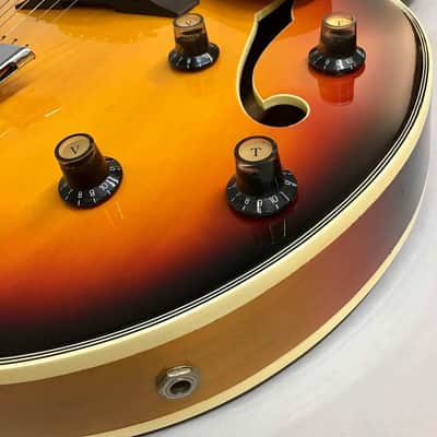 Angelica Barney Kessel Style Hollowbody 1970s Sunburst image 3