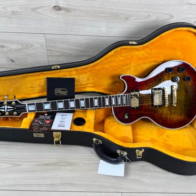 Gibson Custom Les Paul Axcess Custom Figured Top Electric Guitar - Bengal Burst #2116 image 15