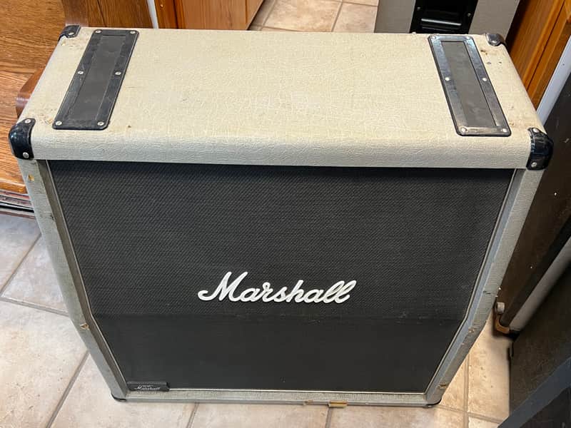 1987 Marshall 25/50 2551A Silver Jubilee 4x12 Top Angled Guitar Speaker Cabinet image 1