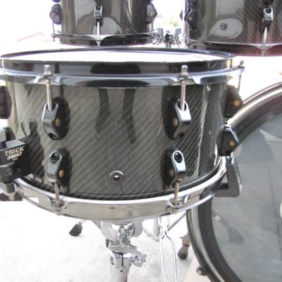 ROCKET SHELLS USA Carbon Fiber Drum Set 10" 12" 16" 18" Toms 24" Bass 14" Snare image 8