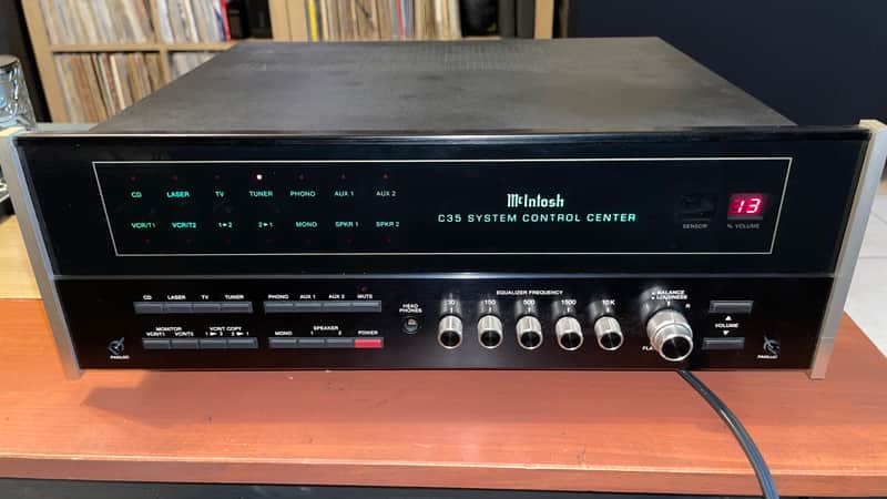 McIntosh C35 preamplifier Black, Silver image 1