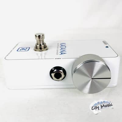 Used Keeley Katana Clean Boost Guitar Effects Pedal Throwback White Edition ♫ image 6