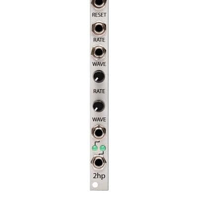 2hp LFO V2 - Voltage Controlled Low Frequency Oscillator [Three Wave Music] image 3
