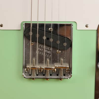 Fender 7Oth Anniversary Esquire  Nitro / Roasted Pine - Surf Green W/G&G Case image 12