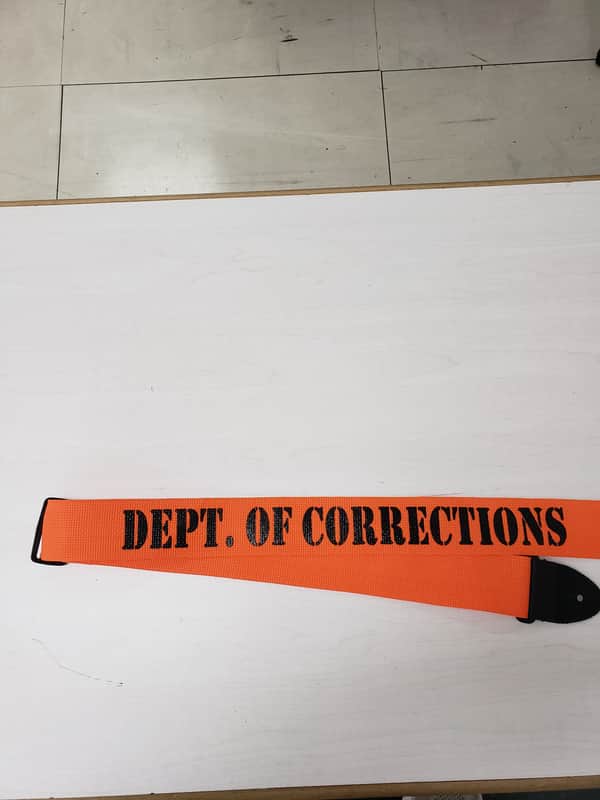 LM Products Guitar Strap" Dept of Corrections" strap image 1