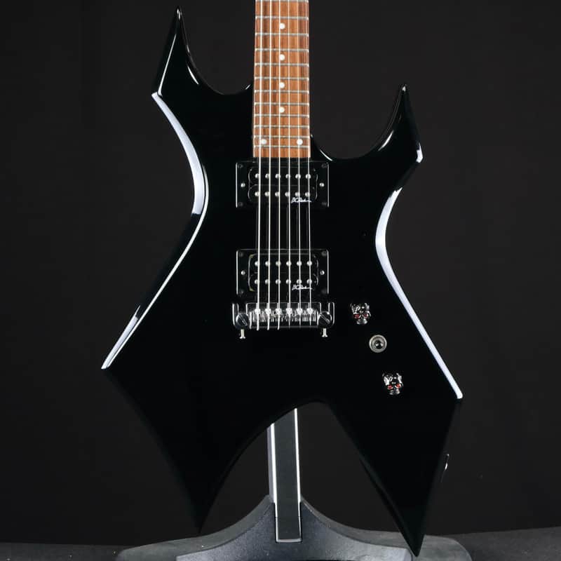 BC Rich Bronze Series Warlock Electric Guitar W/Hard Case - Black image 1