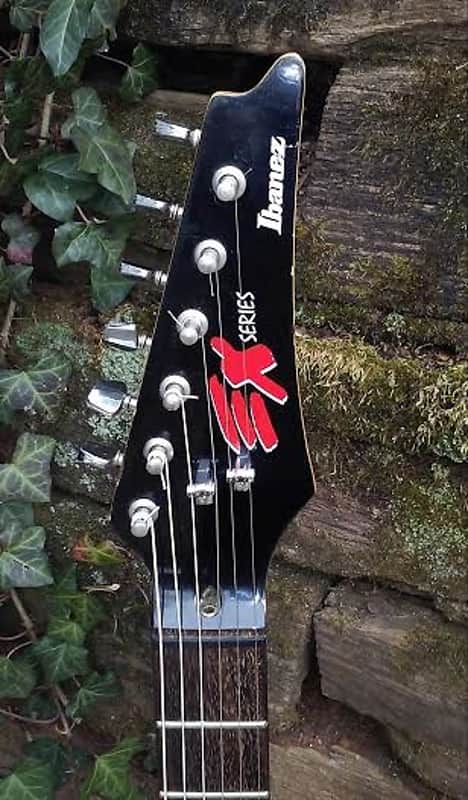 92 Ibanez Ex140 EX Series Electric Guitar / Black / Made in Korea