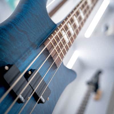 Spector Euro 4 LX Bass Guitar Black & Blue image 4