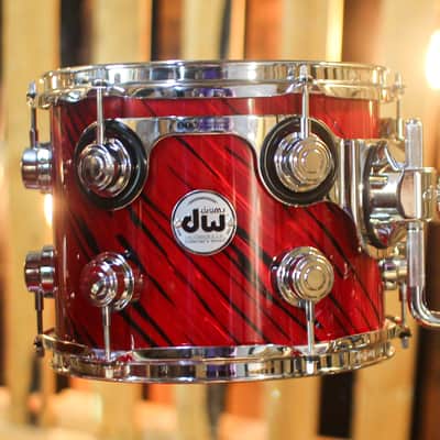 DW Collector's Maple 333 Twisted Red Lava Drum Set - 22,10,12,16 -  SO#1447459 image 4