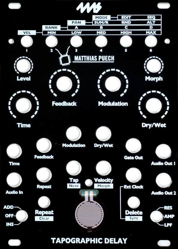 4MS BLACK FACEPLATES-RCD : BRAND NEW :  [DETROIT MODULAR] image 1