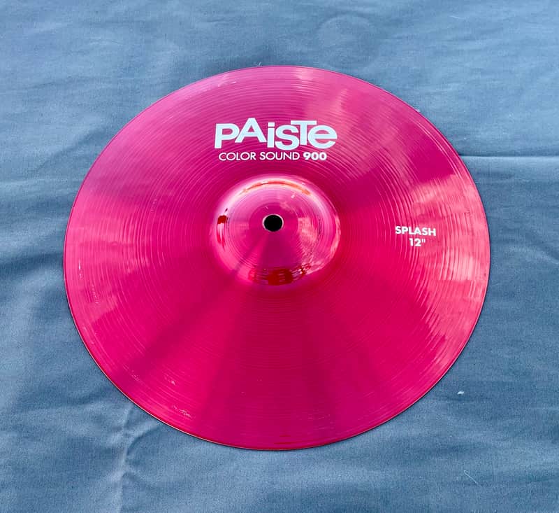 Paiste Red 12" Color Sound 900 Series Splash Cymbal image 1