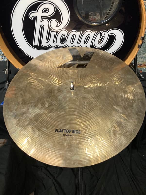 K. Zildjian - Tris Imboden's, Chicago, 18" "EAK" Era, Flat Top Ride Cymbal 1690g image 1