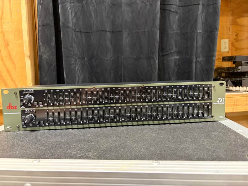 dbx dbx 231 2-Series Graphic EQ 2004 - Black image 1