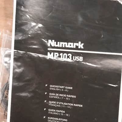 Numark MP103USB Professional MP3 USB/CD Player CG01X7V image 14