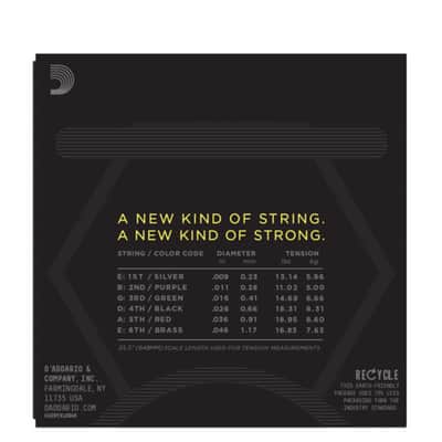 D'Addario NYXL 9-46 Carbon Steel Alloy - Electric Guitar Strings image 3