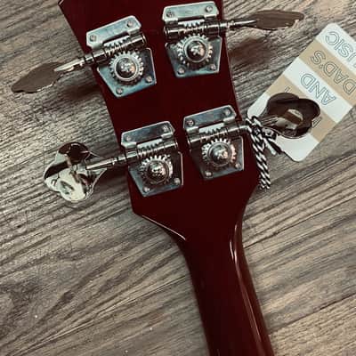 Guild Starfire I Bass Left-Handed Semi-Hollowbody Cherry Red Newark Street Collection (new) image 9