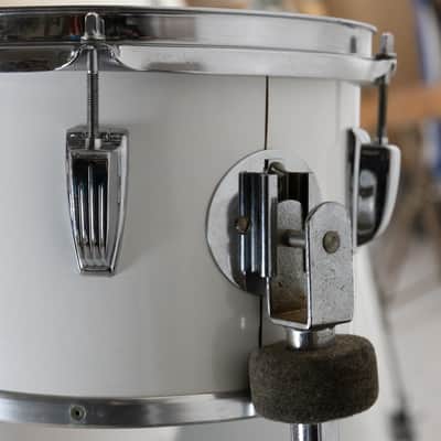 1980s Ludwig White Cortex "Concert Tom" Drum Set image 6