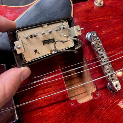 1967 Gibson ES-335TD with Factory Bigsby Cherry Finish & OHSC image 23