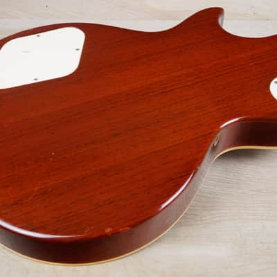Burny Super Grade RLG-55 2004 Vintage Cherry Sunburst Roswell HAF Zebra PUs w/ Bag image 7