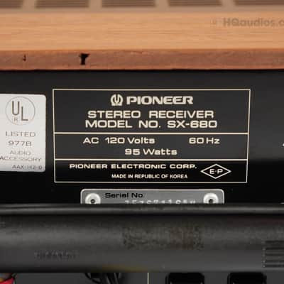 Pioneer SX-680 Stereo Receiver – Serviced & Fully Restored – 1-Year Warranty image 13
