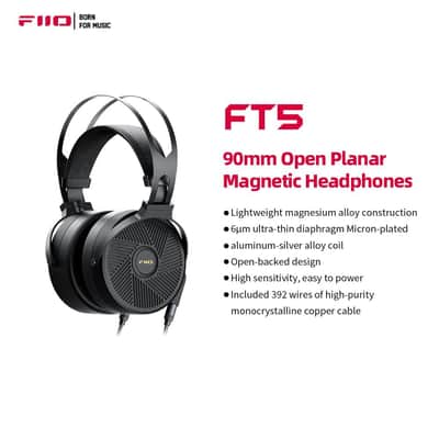 FiiO FT5 90mm Open Planar Magnetic Headphones imagen 3