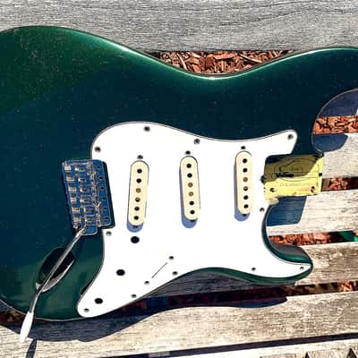 JVG ST body Closet classic clean- Vivid Pearl Metalic Deep Emerald Green Lacquer JVGuitars image 2