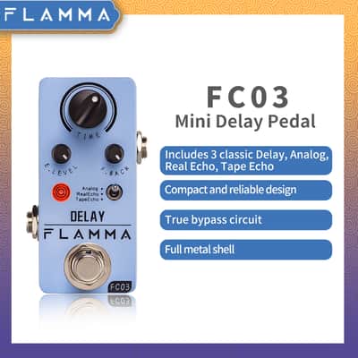 Flamma FC03 Delay Pedal with 3 Modes Analog /Real Echo/ Tape Echo Delay,price include the import duty to US buyer image 2
