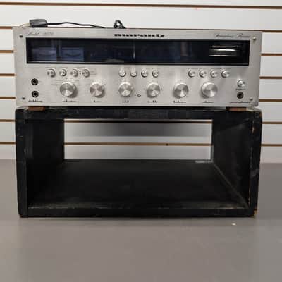 Restored Marantz Model 2270 Receiver 1971 - 1975 - Silver with Wood Case image 1
