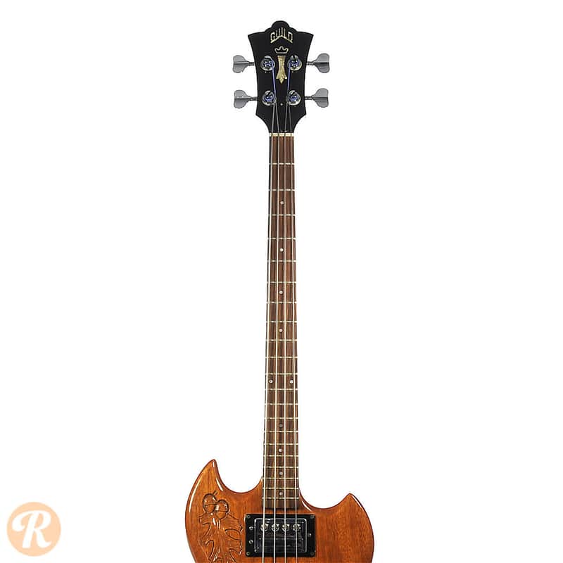Guild JS II with Oak Leaf Design Walnut image 5