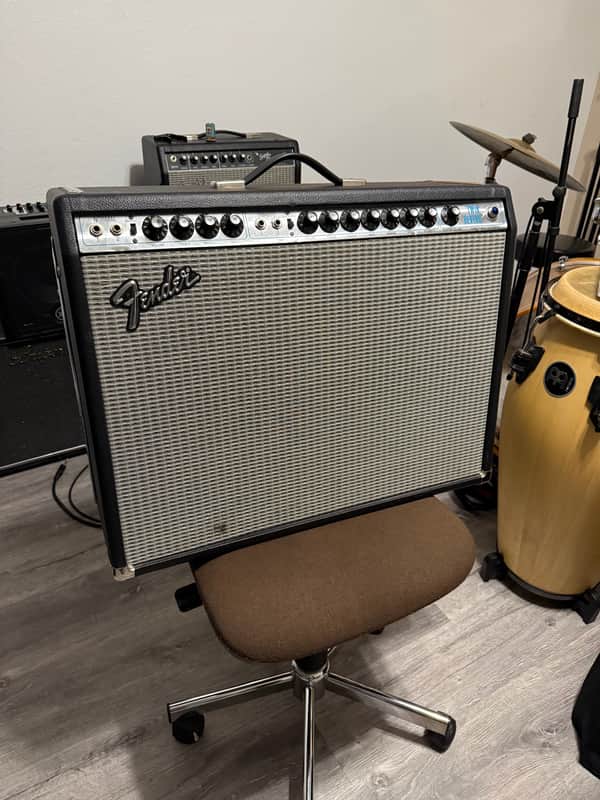 Fender Twin Reverb 2-Channel 2x12" Guitar Combo 1973 - Silverface image 1