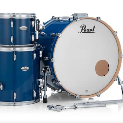 Pearl Professional Series 3 Piece Shell Pack - 24" Bass Drum SHEER BLUE image 6