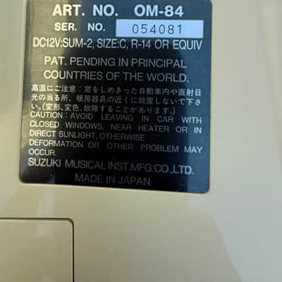 Suzuki OM-84 Omnichord with Vinyl Carrying bag image 14