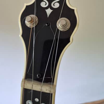 Deering Calico 5-String Banjo 2010s - with hard case, capo spikes, capo image 4